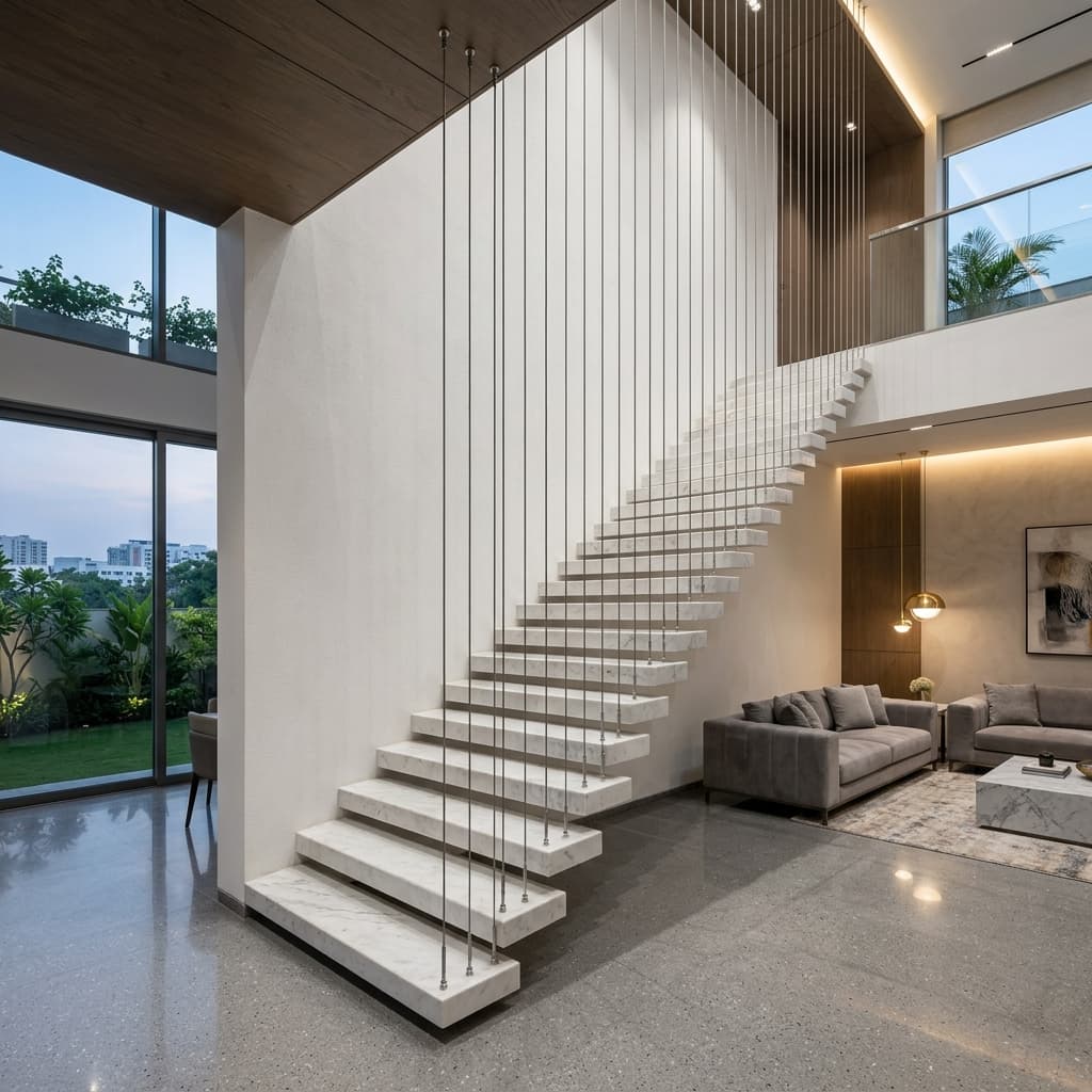 Staircase Invisible Grills